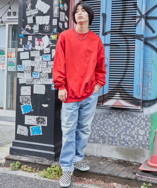 Champion PULLOVER オーバーサイズ プルオーバー クルーネック