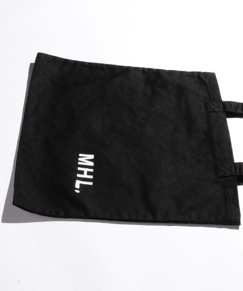 MHL.（エムエイチエル）の「＜MHL.＞ CT DRILL TOTE/トートバッグ ◆（トートバッグ・メンズ・ブラック/オリーブ/オフホワイト・FREE）」の5枚目の写真