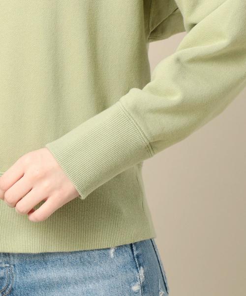 BEAUTY&YOUTH UNITED ARROWS（ビューティーアンドユースユナイテッドアローズ）の「BY コットン裏毛ハイネックプルオーバー o（スウェット・レディース・ライム/オフホワイト/ライラック・FREE）」の17枚目の写真