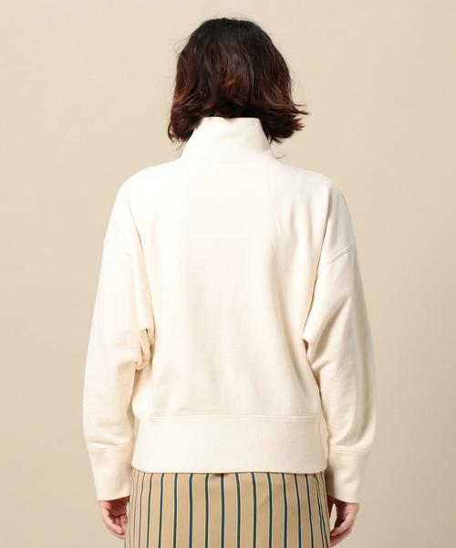BEAUTY&YOUTH UNITED ARROWS（ビューティーアンドユースユナイテッドアローズ）の「BY コットン裏毛ハイネックプルオーバー o（スウェット・レディース・ライム/オフホワイト/ライラック・FREE）」の13枚目の写真