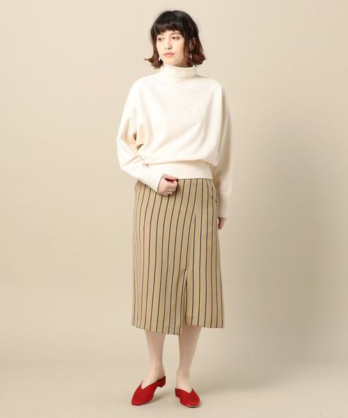 BEAUTY&YOUTH UNITED ARROWS（ビューティーアンドユースユナイテッドアローズ）の「BY コットン裏毛ハイネックプルオーバー o（スウェット・レディース・ライム/オフホワイト/ライラック・FREE）」の11枚目の写真