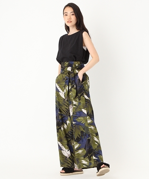 niko and...(ニコアンド)の「オーストラリアコットンノースリーブプルオーバー【niko and ...】(Tシャツ/カットソー・レディース・ブラック/オフホワイト/ブラウン・LARGE/MEDIUM)」の8枚目の写真