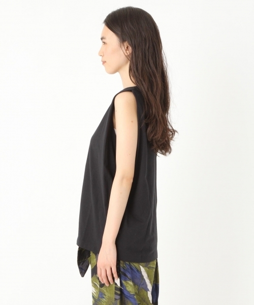 niko and...(ニコアンド)の「オーストラリアコットンノースリーブプルオーバー【niko and ...】(Tシャツ/カットソー・レディース・ブラック/オフホワイト/ブラウン・LARGE/MEDIUM)」の10枚目の写真