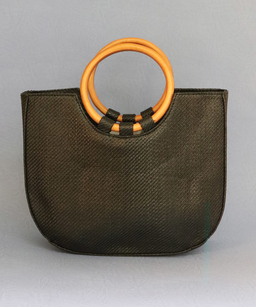 florist（フローリスト）の「ウッドリングトートバッグ（トートバッグ・レディース・ホワイト/ベージュ/ブラック・FREE）」の2枚目の写真