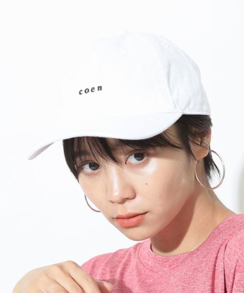 coen（コーエン）の「coen(コーエン)チビロゴ刺繍ベースボールキャップ（キャップ・メンズ・ブラック/ホワイト/ベージュ/ネイビー/イエロー・FREE）」の15枚目の写真