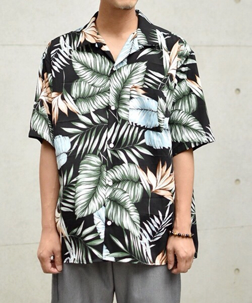 kutir(クティール)の「assort open collar shirt / 柄アソートオープンカラーシャツ(シャツ/ブラウス・メンズ・ホワイト系その他/ブラック系その他/グレー系その他・MEDIUM/LARGE)」の1枚目の写真