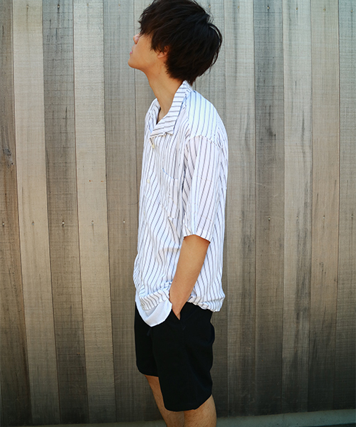 kutir(クティール)の「assort open collar shirt / 柄アソートオープンカラーシャツ(シャツ/ブラウス・メンズ・ホワイト系その他/ブラック系その他/グレー系その他・MEDIUM/LARGE)」の4枚目の写真