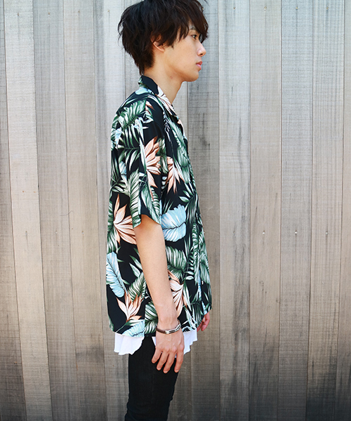 kutir(クティール)の「assort open collar shirt / 柄アソートオープンカラーシャツ(シャツ/ブラウス・メンズ・ホワイト系その他/ブラック系その他/グレー系その他・MEDIUM/LARGE)」の5枚目の写真