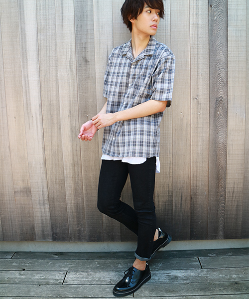 kutir(クティール)の「assort open collar shirt / 柄アソートオープンカラーシャツ(シャツ/ブラウス・メンズ・ホワイト系その他/ブラック系その他/グレー系その他・MEDIUM/LARGE)」の9枚目の写真