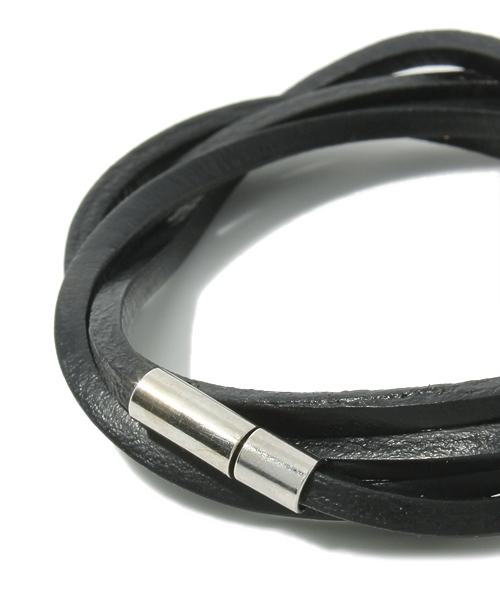 WEGO（ウィゴー）の「WEGO/レザーブレスレット（ブレスレット・メンズ・ブラック/ブラウン/キャメル・FREE）」の5枚目の写真