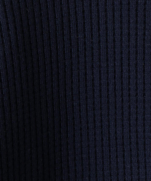 green label relaxing（グリーンレーベルリラクシング）の「【キッズ】〔吸水速乾〕ドライ ワッフル クルーネック プルオーバー（Tシャツ/カットソー・キッズ・ライラック/ブラック/グレー/ネイビー/ホワイト/オリーブ・115/125/105/135）」の7枚目の写真