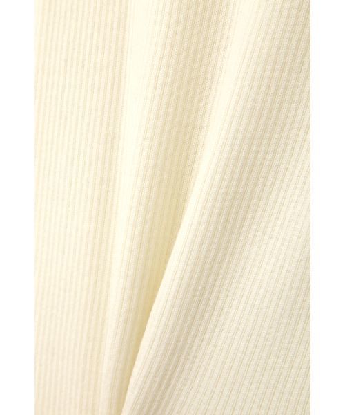 NATURAL BEAUTY BASIC（ナチュラルビューティーベーシック）の「【雑誌掲載】ウォッシャブルウールブレンドリブニット（ニット/セーター・レディース・ブラック/グレー/オフホワイト/ホワイト系その他/イエロー系その他・MEDIUM）」の12枚目の写真