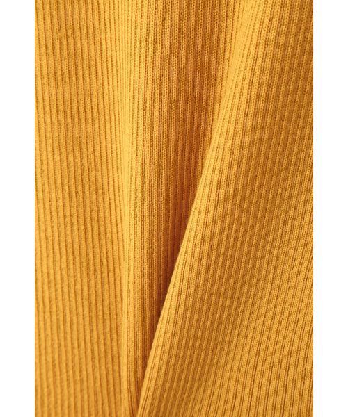 NATURAL BEAUTY BASIC（ナチュラルビューティーベーシック）の「【雑誌掲載】ウォッシャブルウールブレンドリブニット（ニット/セーター・レディース・ブラック/グレー/オフホワイト/ホワイト系その他/イエロー系その他・MEDIUM）」の8枚目の写真