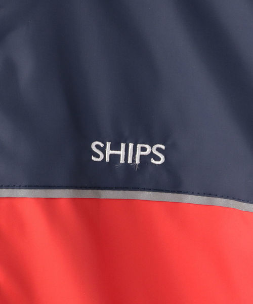 SHIPS（シップス）の「SHIPS KIDS:＜UVカット・撥水加工＞ポケッタブル パーカー(100～130cm)（ナイロンジャケット・キッズ・ネイビー/イエロー系その他2・110/120/130/100）」の9枚目の写真