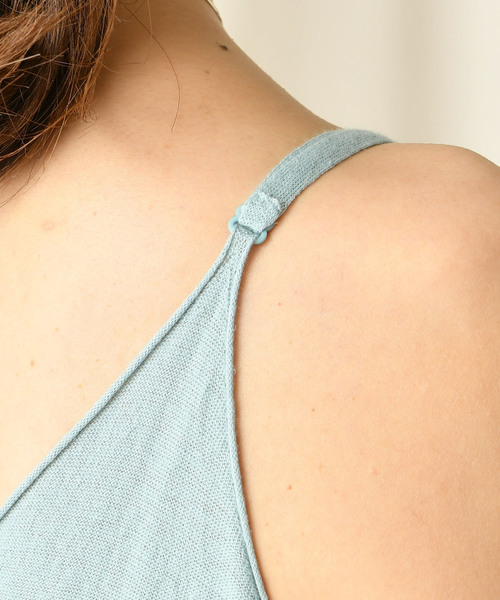 DouDou（ドゥドゥ）の「キャミニットワンピース（ワンピース・レディース・ベージュ/グレー/ブルー・FREE）」の16枚目の写真