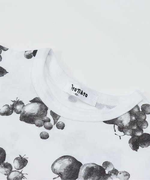 Otonato（オトナト）の「/2Pセットキャミ付Tシャツ（Tシャツ/カットソー・キッズ・レッド/チャコール・90/100/110/120/80/130/95/140）」の7枚目の写真