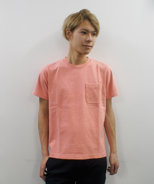 CIAOPANIC（チャオパニック）の「【Ciaopanic】プレーンポケTEE（Tシャツ/カットソー・メンズ・マスタード/ピンク/ネイビー/グリーン/グレー/ブラック/ホワイト・MEDIUM/LARGE/SMALL）」の7枚目の写真