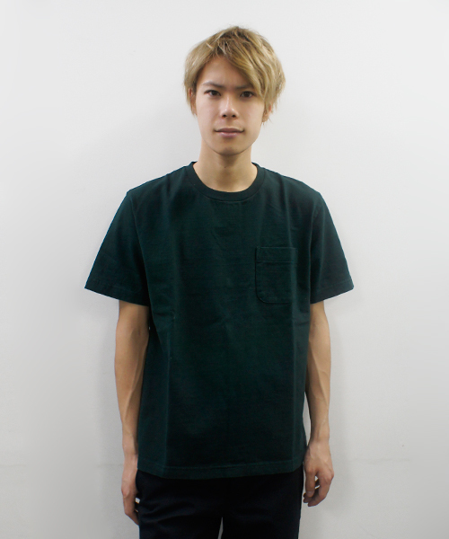 CIAOPANIC（チャオパニック）の「【Ciaopanic】プレーンポケTEE（Tシャツ/カットソー・メンズ・マスタード/ピンク/ネイビー/グリーン/グレー/ブラック/ホワイト・MEDIUM/LARGE/SMALL）」の4枚目の写真