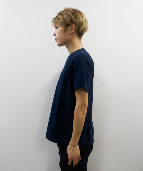 CIAOPANIC（チャオパニック）の「【Ciaopanic】プレーンポケTEE（Tシャツ/カットソー・メンズ・マスタード/ピンク/ネイビー/グリーン/グレー/ブラック/ホワイト・MEDIUM/LARGE/SMALL）」の12枚目の写真