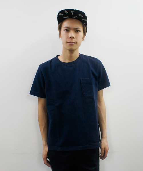 CIAOPANIC（チャオパニック）の「【Ciaopanic】プレーンポケTEE（Tシャツ/カットソー・メンズ・マスタード/ピンク/ネイビー/グリーン/グレー/ブラック/ホワイト・MEDIUM/LARGE/SMALL）」の13枚目の写真