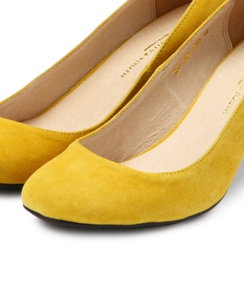 BEAUTY&YOUTH UNITED ARROWS（ビューティーアンドユースユナイテッドアローズ）の「BYSF ラウンドパンプス 65 ◆（パンプス・レディース・ベージュ/イエロー/ネイビー/ブラック・37/36/36h/35h/37h/38）」の9枚目の写真