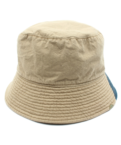 BEAMS BOY（ビームスボーイ）の「decho / 2WAY HAT（ハット・レディース・ベージュ/ネイビー・ONE SIZE）」の2枚目の写真