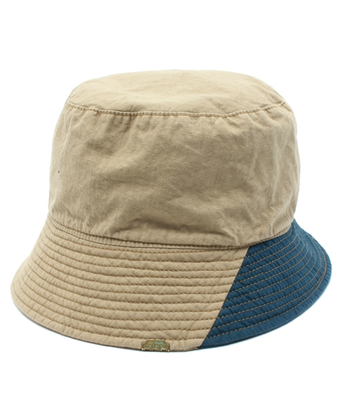 BEAMS BOY（ビームスボーイ）の「decho / 2WAY HAT（ハット・レディース・ベージュ/ネイビー・ONE SIZE）」の5枚目の写真