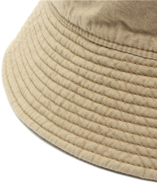 BEAMS BOY（ビームスボーイ）の「decho / 2WAY HAT（ハット・レディース・ベージュ/ネイビー・ONE SIZE）」の3枚目の写真