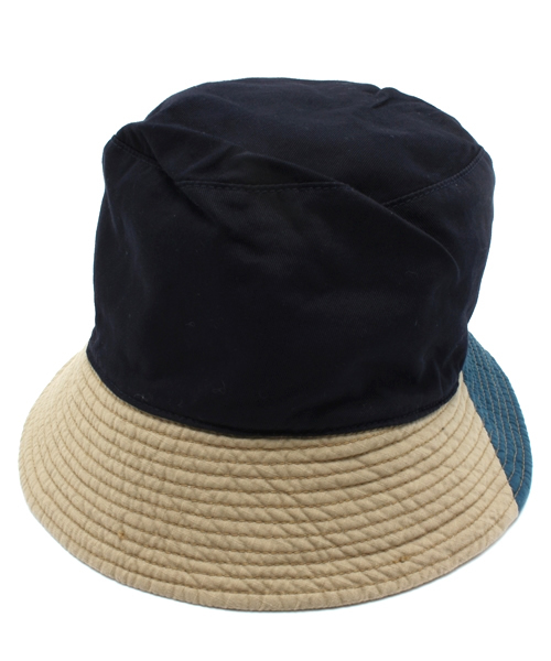 BEAMS BOY（ビームスボーイ）の「decho / 2WAY HAT（ハット・レディース・ベージュ/ネイビー・ONE SIZE）」の11枚目の写真