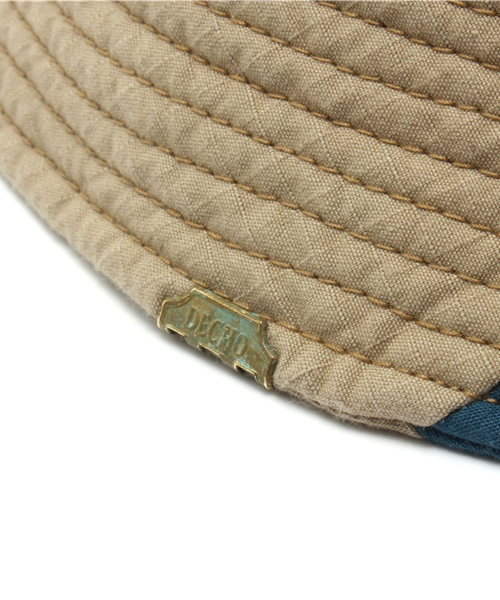 BEAMS BOY（ビームスボーイ）の「decho / 2WAY HAT（ハット・レディース・ベージュ/ネイビー・ONE SIZE）」の9枚目の写真