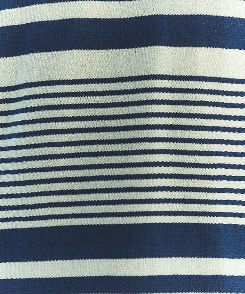 GRAND GLOBAL（グランドグローバル）の「日本製パネルボーダーT（Tシャツ/カットソー・メンズ・ネイビー/グレー・40/38）」の8枚目の写真