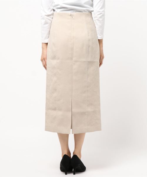 IÉNA Wフェイスミッドカーフスカート Wフェイスリバーシブルミッドカーフスカート