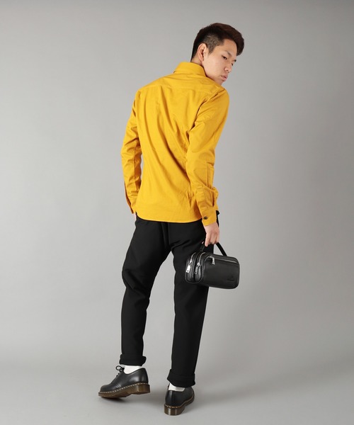 Ree&Mee（リーアンドミー）の「Ree＆Mee セカンドバッグ 牛革 ハンドバッグ レザー クラッチバッグ お財布バッグ（クラッチバッグ・メンズ・ブラック・FREE）」の12枚目の写真