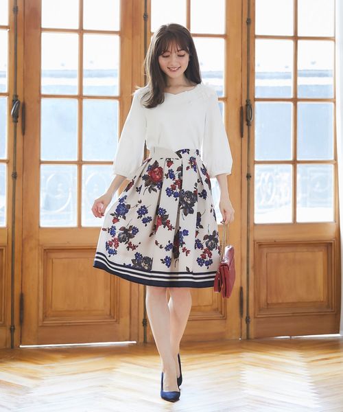 tocco closet（トッコ クローゼット）の「配色ライン入りハート  