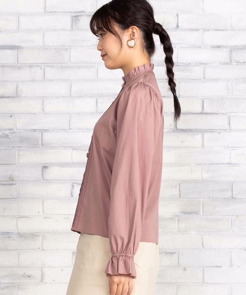 WEGO（ウィゴー）の「WEGO/アソートボタンブラウス（シャツ/ブラウス・レディース・ダークブラウン/ピンク/アイボリー/ブラウン系その他2/ブラック・FREE）」の18枚目の写真