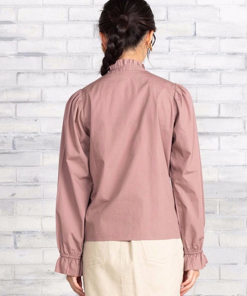 WEGO（ウィゴー）の「WEGO/アソートボタンブラウス（シャツ/ブラウス・レディース・ダークブラウン/ピンク/アイボリー/ブラウン系その他2/ブラック・FREE）」の19枚目の写真