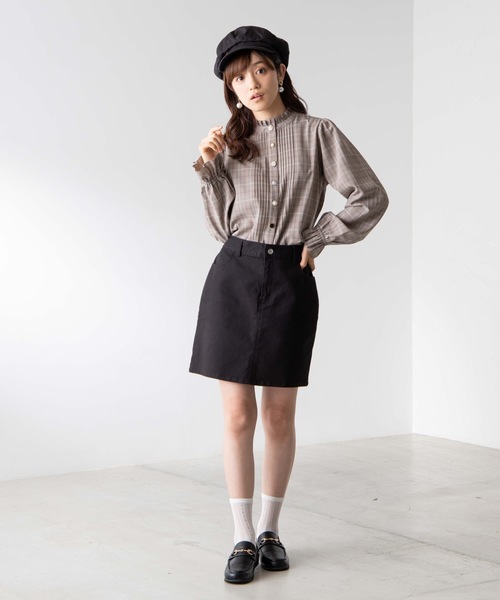 WEGO（ウィゴー）の「WEGO/アソートボタンブラウス（シャツ/ブラウス・レディース・ダークブラウン/ピンク/アイボリー/ブラウン系その他2/ブラック・FREE）」の20枚目の写真