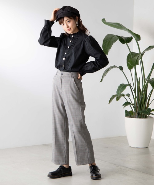 WEGO（ウィゴー）の「WEGO/アソートボタンブラウス（シャツ/ブラウス・レディース・ダークブラウン/ピンク/アイボリー/ブラウン系その他2/ブラック・FREE）」の21枚目の写真