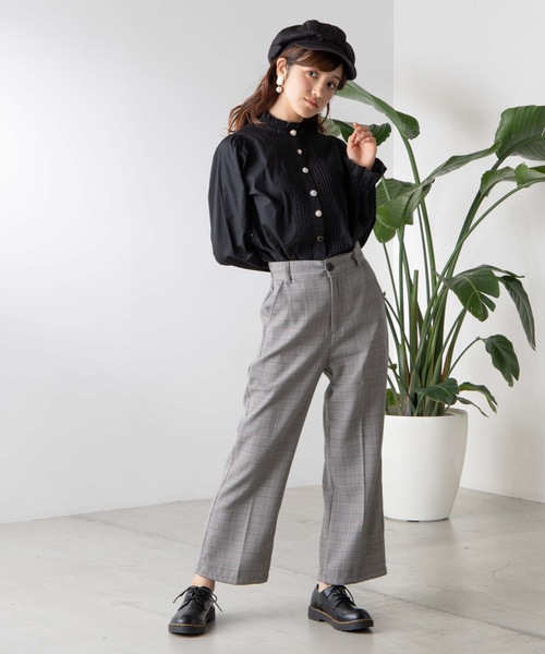 WEGO（ウィゴー）の「WEGO/アソートボタンブラウス（シャツ/ブラウス・レディース・ダークブラウン/ピンク/アイボリー/ブラウン系その他2/ブラック・FREE）」の22枚目の写真