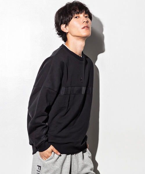 FILA HERITAGE（フィラヘリテージ）の「FILA(フィラ)クルーネックTシャツ（Tシャツ/カットソー・メンズ・オレンジ/ブルー/ホワイト/ブラック・S/M）」の11枚目の写真