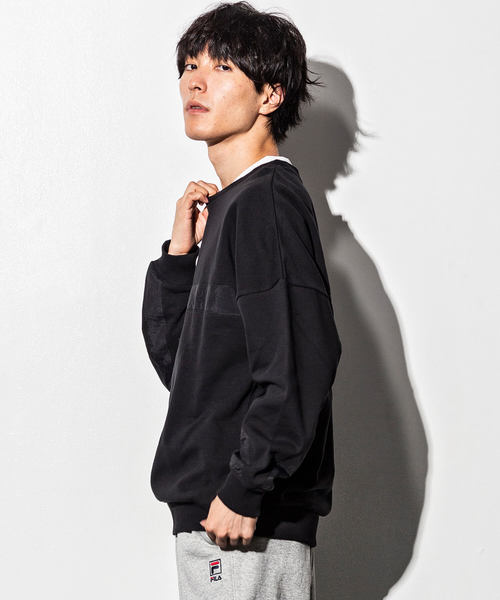 FILA HERITAGE（フィラヘリテージ）の「FILA(フィラ)クルーネックTシャツ（Tシャツ/カットソー・メンズ・オレンジ/ブルー/ホワイト/ブラック・S/M）」の10枚目の写真