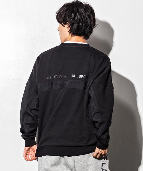 FILA HERITAGE（フィラヘリテージ）の「FILA(フィラ)クルーネックTシャツ（Tシャツ/カットソー・メンズ・オレンジ/ブルー/ホワイト/ブラック・S/M）」の9枚目の写真