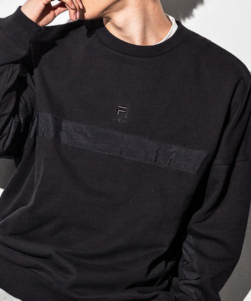 FILA HERITAGE（フィラヘリテージ）の「FILA(フィラ)クルーネックTシャツ（Tシャツ/カットソー・メンズ・オレンジ/ブルー/ホワイト/ブラック・S/M）」の8枚目の写真