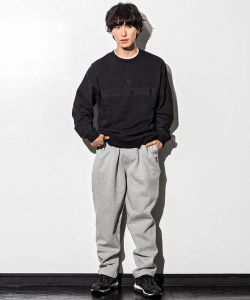 FILA HERITAGE（フィラヘリテージ）の「FILA(フィラ)クルーネックTシャツ（Tシャツ/カットソー・メンズ・オレンジ/ブルー/ホワイト/ブラック・S/M）」の7枚目の写真