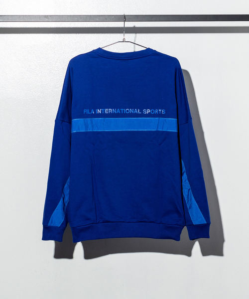 FILA HERITAGE（フィラヘリテージ）の「FILA(フィラ)クルーネックTシャツ（Tシャツ/カットソー・メンズ・オレンジ/ブルー/ホワイト/ブラック・S/M）」の6枚目の写真