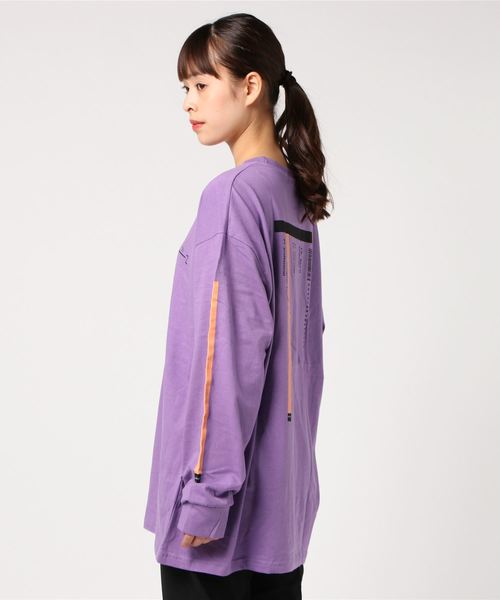 DING（ディング）の「DING/A to ZロンT（Tシャツ/カットソー・レディース・ホワイト/ブラック/パープル・FREE）」の9枚目の写真