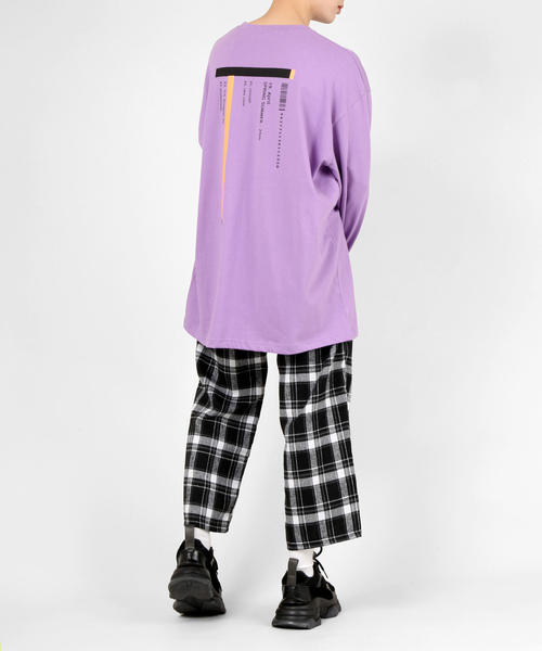 DING（ディング）の「DING/A to ZロンT（Tシャツ/カットソー・レディース・ホワイト/ブラック/パープル・FREE）」の6枚目の写真