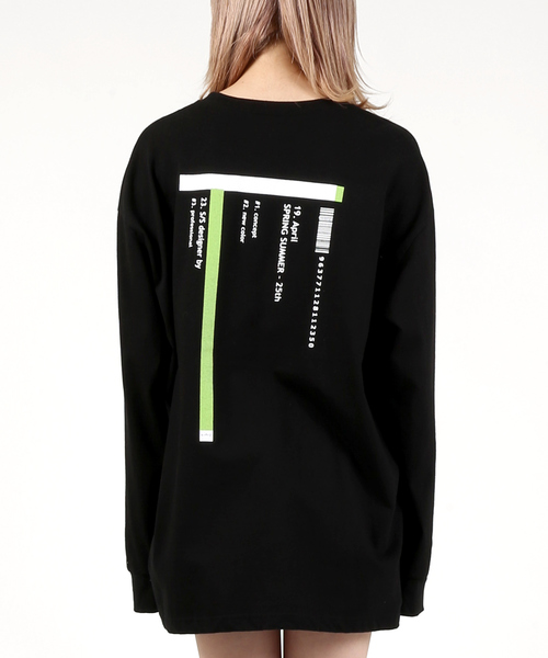 DING（ディング）の「DING/A to ZロンT（Tシャツ/カットソー・レディース・ホワイト/ブラック/パープル・FREE）」の20枚目の写真