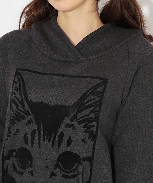 mmts(マミタス)の「mmts / ねぎ スウェット ワンピース(ワンピース・レディース・チャコールグレー・ONE SIZE)」の7枚目の写真