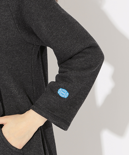 mmts(マミタス)の「mmts / ねぎ スウェット ワンピース(ワンピース・レディース・チャコールグレー・ONE SIZE)」の5枚目の写真